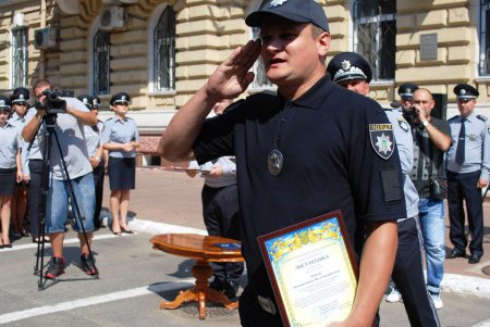 Новое пополнение пришло в Одесскую полицию (фото, видео)