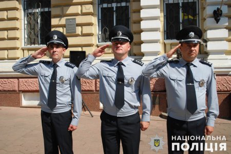 Новое пополнение пришло в Одесскую полицию (фото, видео)
