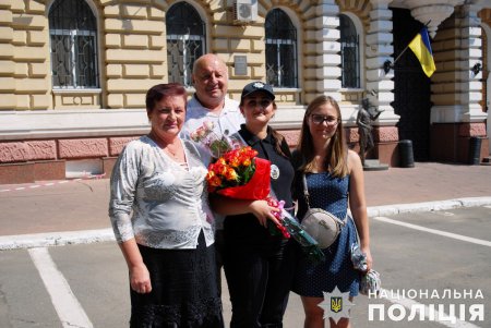 Новое пополнение пришло в Одесскую полицию (фото, видео)
