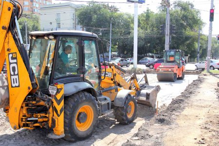Ремонт транспортной развязки на пятой станции Большого Фонтана: начало (фоторепортаж)