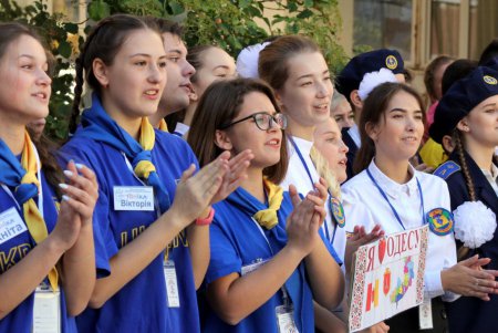 Одесская гимназия собрала актив школьников со всей Украины (фоторепортаж)