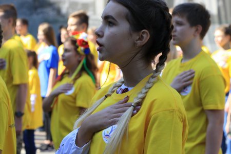 Флешмоб на Думской площади «Вместе мы изменим мир!» (фоторепортаж)