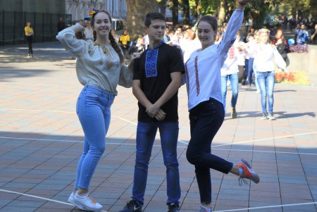 Флешмоб на Думской площади «Вместе мы изменим мир!» (фоторепортаж)