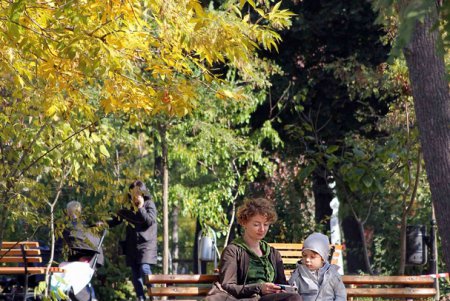 Золотая осень в парке Победы (фоторепортаж)