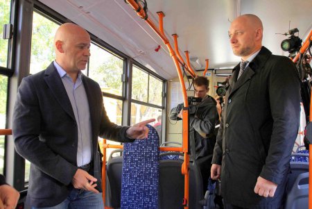 Электротранспорт Одессы пополнился новыми троллейбусами (фоторепортаж)