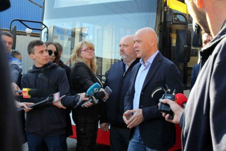 Электротранспорт Одессы пополнился новыми троллейбусами (фоторепортаж)