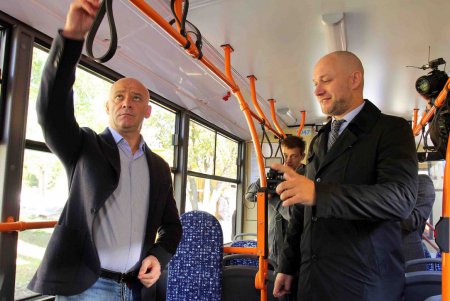 Электротранспорт Одессы пополнился новыми троллейбусами (фоторепортаж)