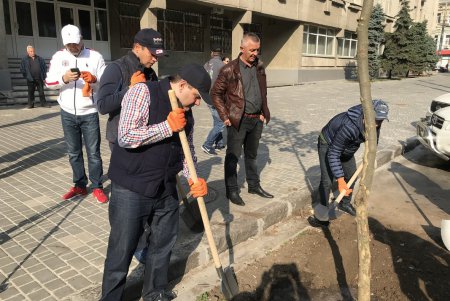 Депутаты горсовета провели в Одессе субботник (фото)