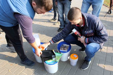 Акция по борьбе с граффити–«рекламой» наркотиков (фоторепортаж)