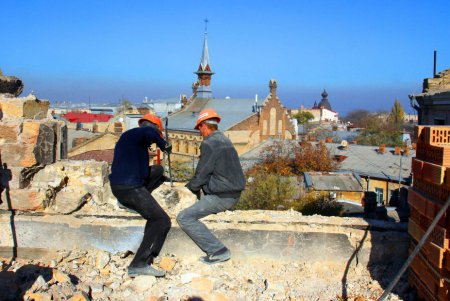 Реставрация дома Руссова (фоторепортаж)