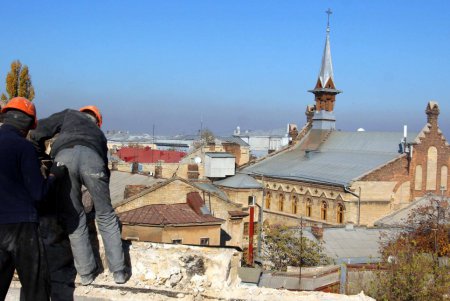 Реставрация дома Руссова (фоторепортаж)