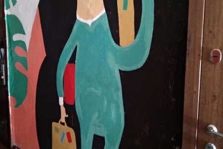 Одесская художница разрисовала стены студенческого общежития (фото)