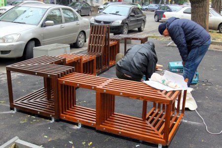 В Одессе открыли второй Городской парклет (фоторепортаж)