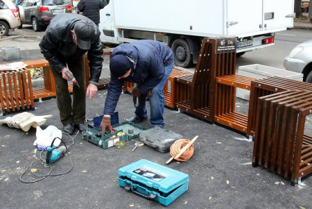 В Одессе открыли второй Городской парклет (фоторепортаж)