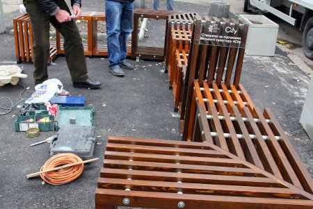 В Одессе открыли второй Городской парклет (фоторепортаж)
