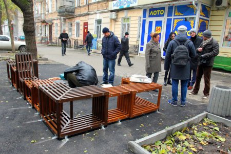 В Одессе открыли второй Городской парклет (фоторепортаж)