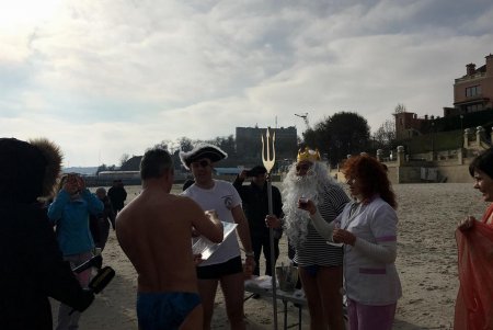 Одесситы отметили международный День моржа (фото, видео)