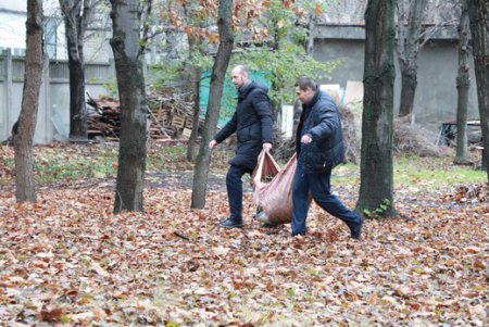 Одесские депутаты и общественники провели субботник в интернате для слепых (фото)