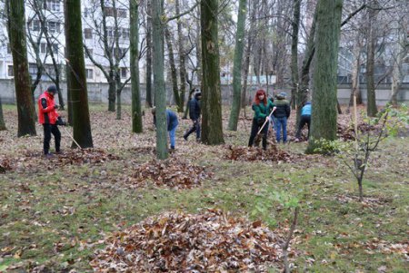 Одесские депутаты и общественники провели субботник в интернате для слепых (фото)
