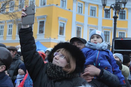В Одессе отмечают Хануку (фоторепортаж)
