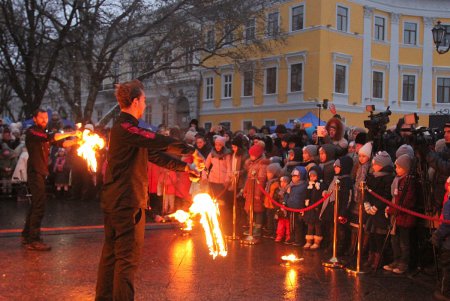 В Одессе отмечают Хануку (фоторепортаж)