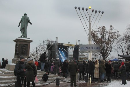 В Одессе отмечают Хануку (фоторепортаж)
