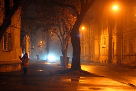 Застывший город: Одессу окутал утренний туман