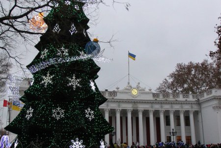 Огни главной новогодней елки города зажглись в День святого Николая (фоторепортаж)