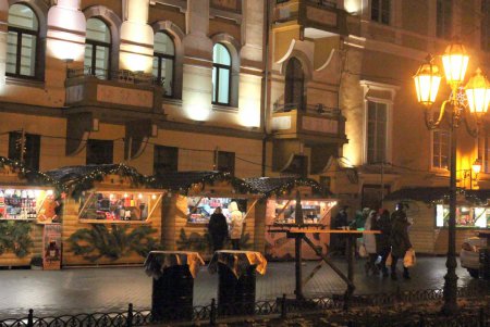 Одесса в праздничных огнях (фоторепортаж)