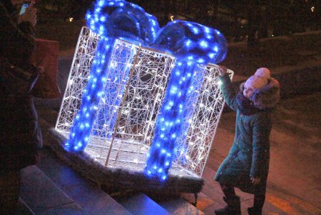 Одесса в праздничных огнях (фоторепортаж)