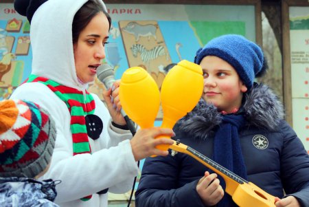 Новогодний праздник в зоопарке (фоторепортаж)