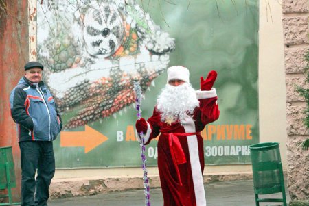 Новогодний праздник в зоопарке (фоторепортаж)