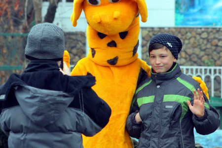 Новогодний праздник в зоопарке (фоторепортаж)
