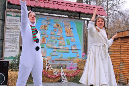 Новогодний праздник в зоопарке (фоторепортаж)