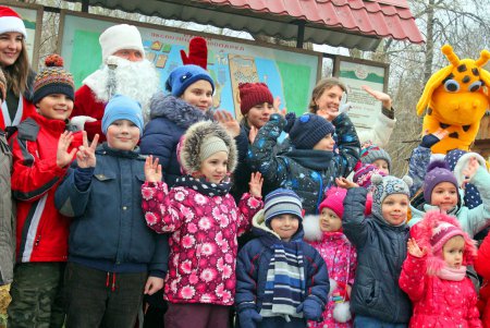 Новогодний праздник в зоопарке (фоторепортаж)