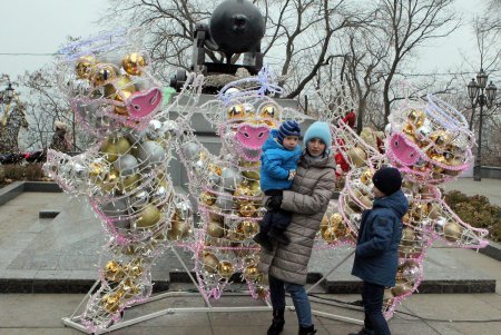 Красочный детский праздник в центре Одессы (фоторепортаж)