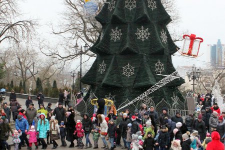 Красочный детский праздник в центре Одессы (фоторепортаж)