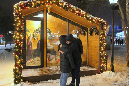 Рождественский парад трамваев (фоторепортаж)