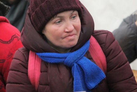 Пункт обогрева на Куликовом поле: горячий чай, еда и теплая одежда (фоторепортаж)