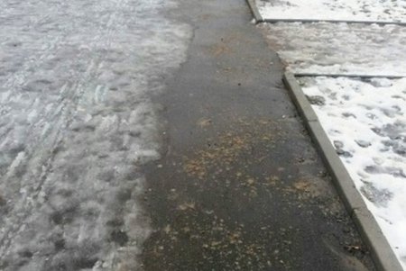 Одесские коммунальщики устраняют последствия гололеда (фото)