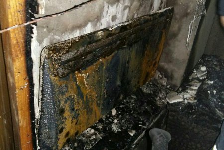 Из-за электронагревательного прибора на Таирова горел офис
