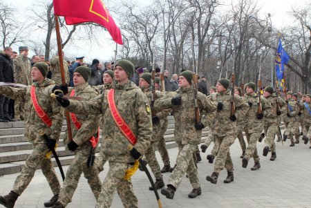 Возложение цветов в честь Дня Соборности Украины (фоторепортаж)