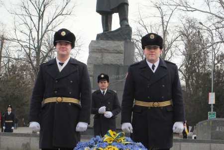 Возложение цветов в честь Дня Соборности Украины (фоторепортаж)