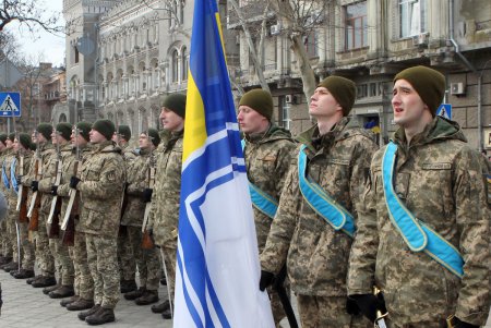 Возложение цветов в честь Дня Соборности Украины (фоторепортаж)