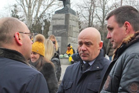 Возложение цветов в честь Дня Соборности Украины (фоторепортаж)