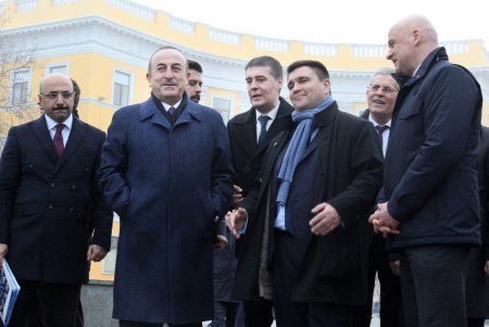 Главы МИД Украины и Турции вместе с Одесским городским головой посетили Стамбульский парк (фоторепортаж)