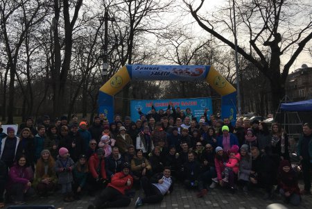 В парке Шевченко одесситы устроили массовый забег (фото)
