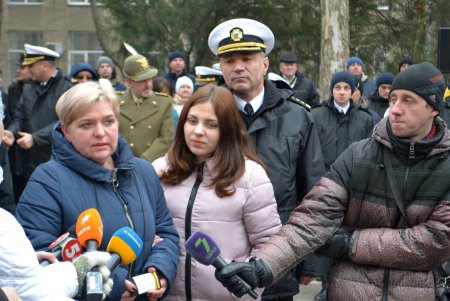 Военнопленные одесские моряки Головаш и Костышин получили лейтенантские погоны (фото)
