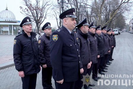 Одесским полицейским вручили ключи от новой спецтехники (фото, видео)