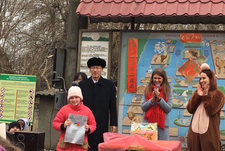 Китайский Новый год отметили в одесском зоопарке (фото, видео)